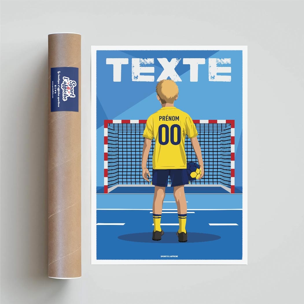 Affiche Handball - Enfant Personnalisé