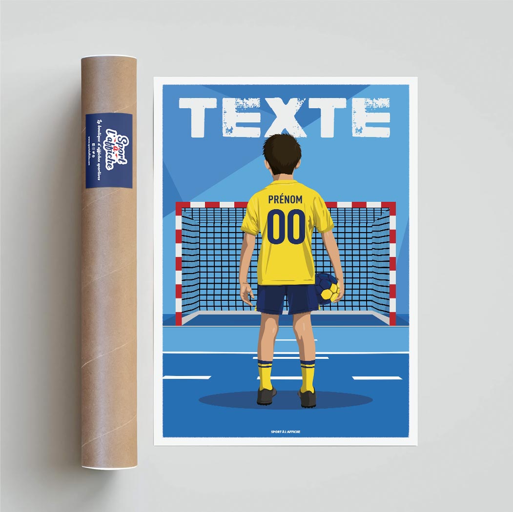 Affiche Handball - Enfant Personnalisé