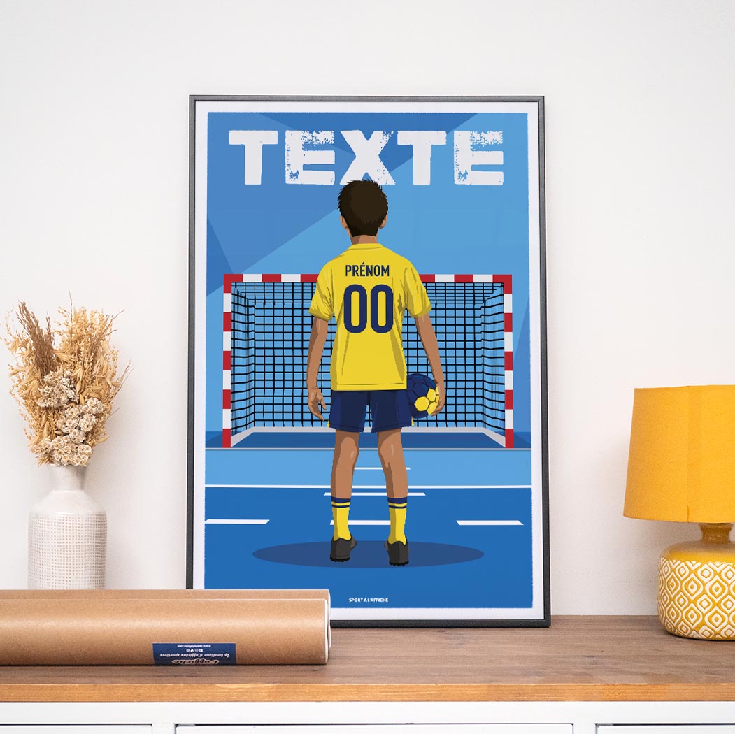 Affiche Handball - Enfant Personnalisé