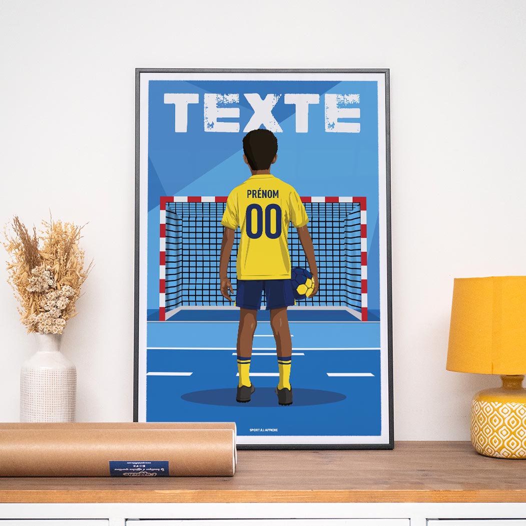 Affiche Handball - Enfant Personnalisé