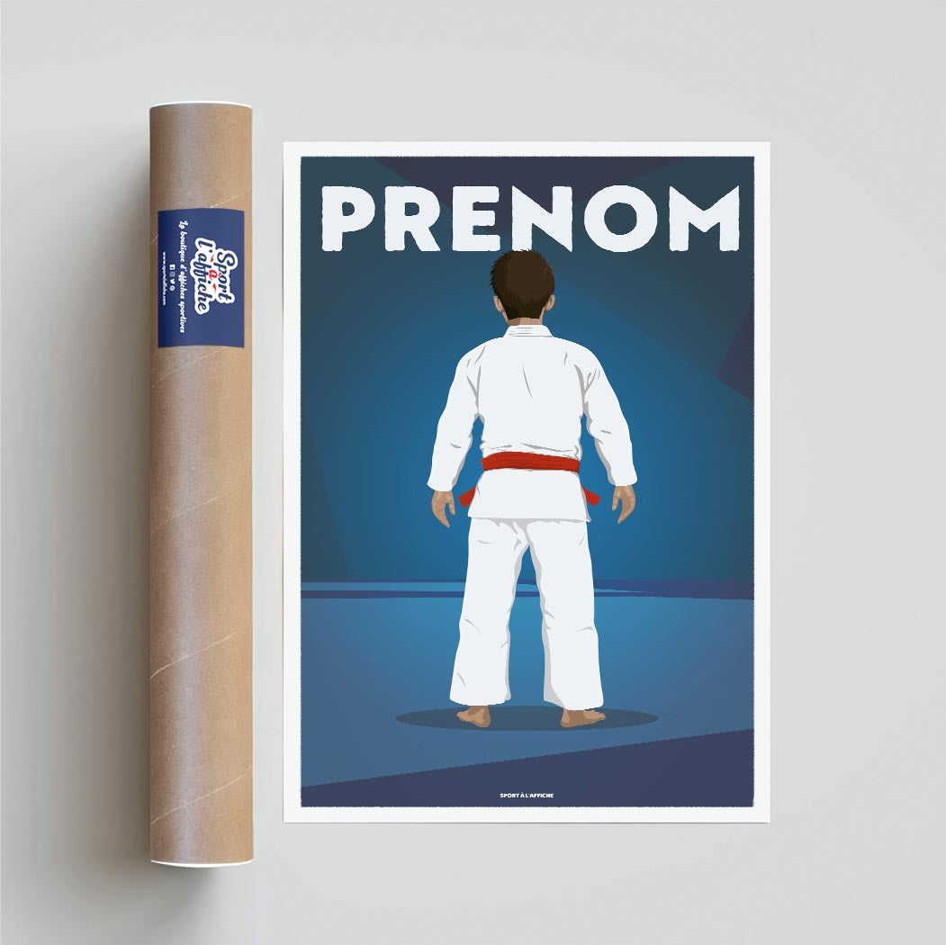 Affiche Judo - Enfant Personnalisé