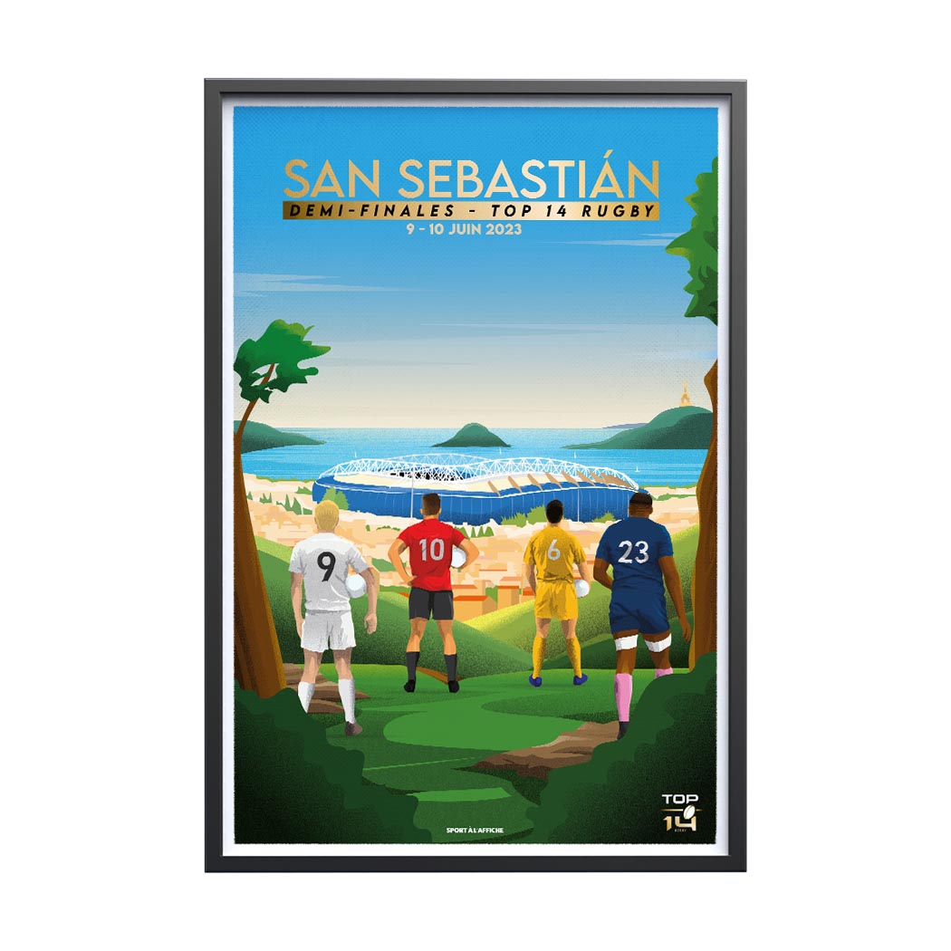 Affiche Top 14 - Demi-Finale San Sebastian