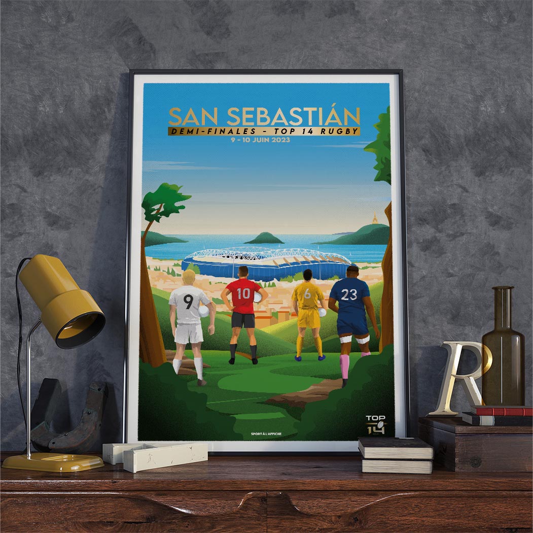 Affiche Top 14 - Demi-Finale San Sebastian