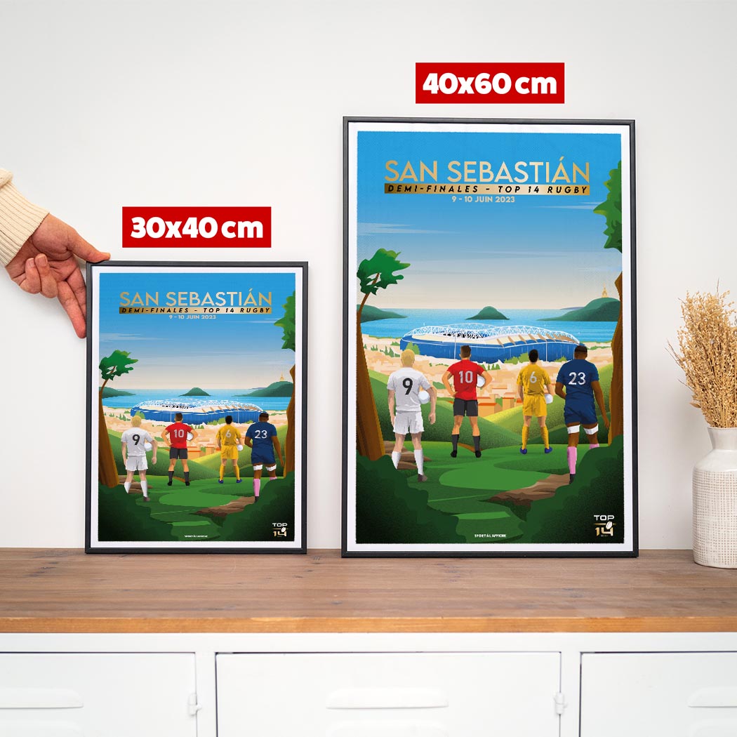 Affiche Top 14 - Demi-Finale San Sebastian