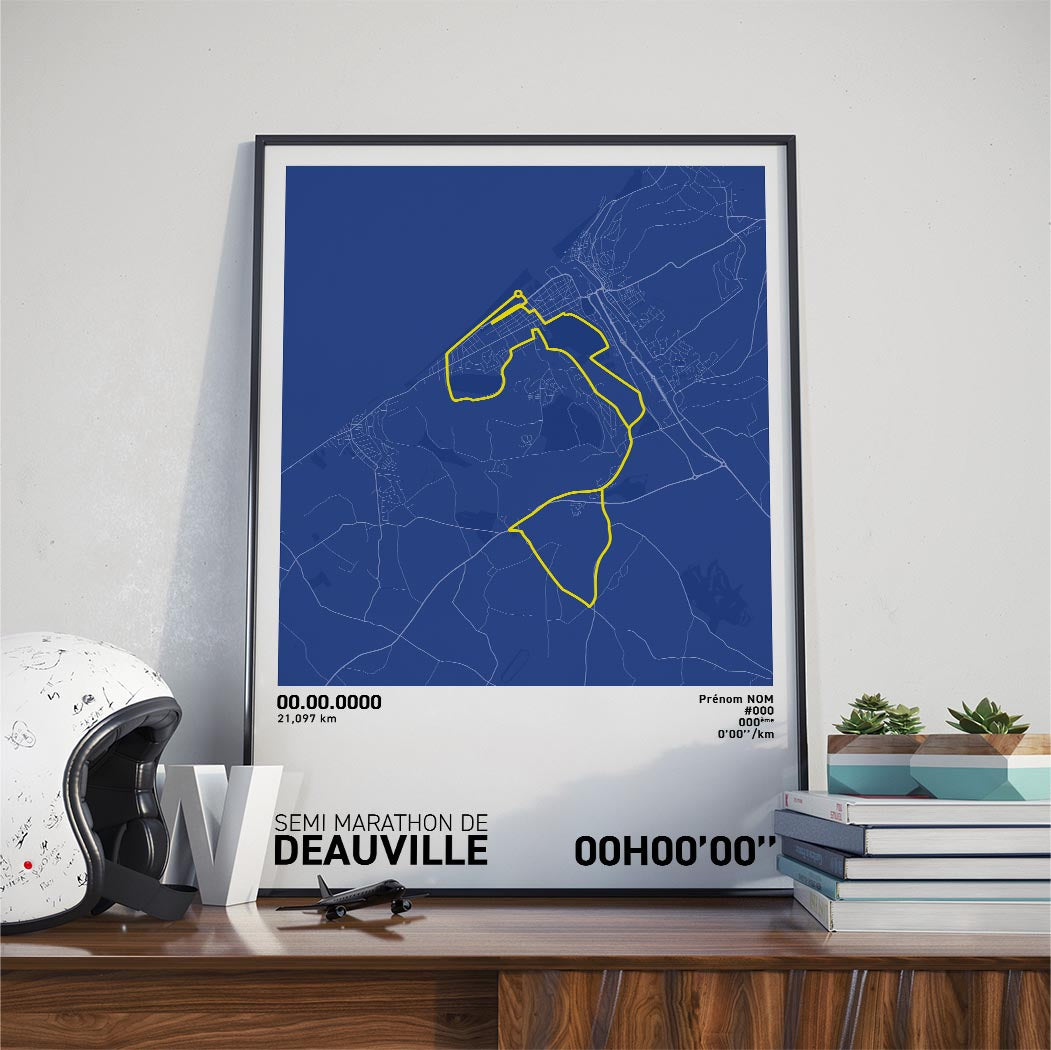 Affiche Running - Semi-Marathon de Deauville