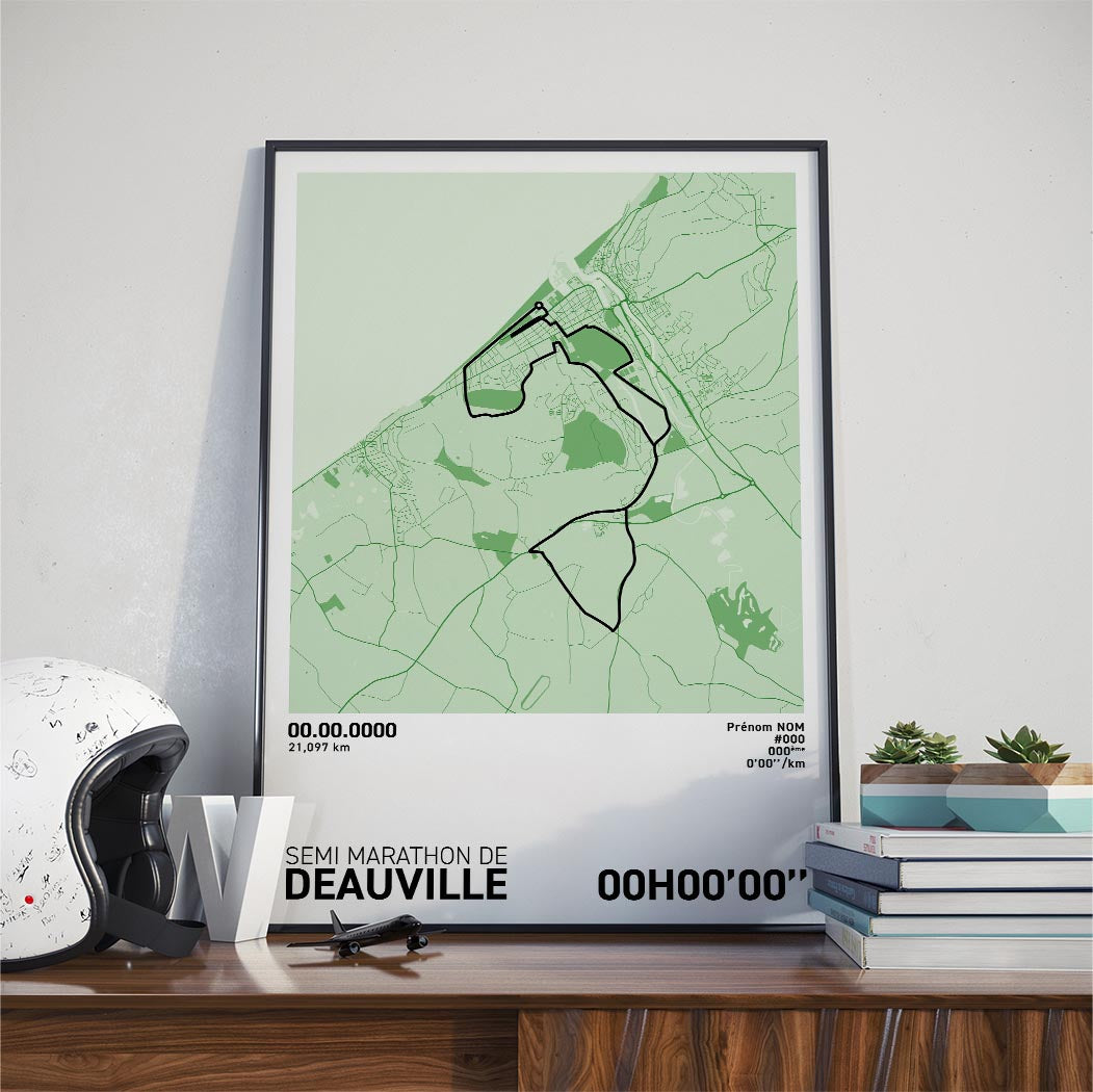 Affiche Running - Semi-Marathon de Deauville