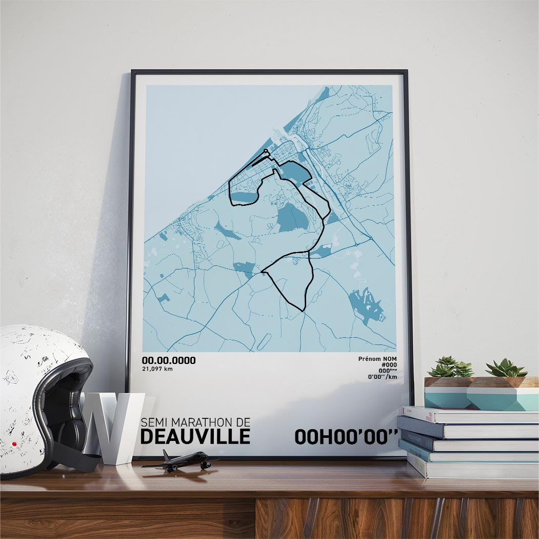 Affiche Running - Semi-Marathon de Deauville