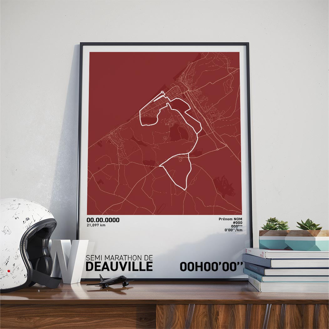 Affiche Running - Semi-Marathon de Deauville