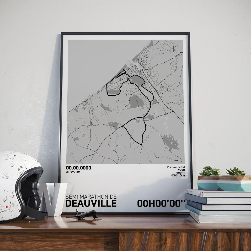Affiche Running - Semi-Marathon de Deauville