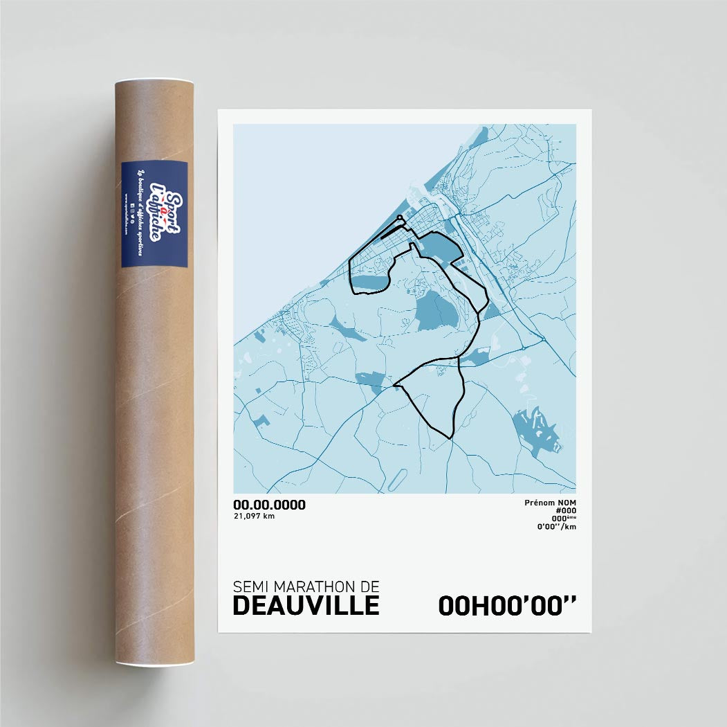 Affiche Running - Semi-Marathon de Deauville