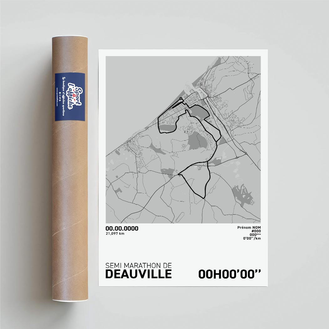 Affiche Running - Semi-Marathon de Deauville
