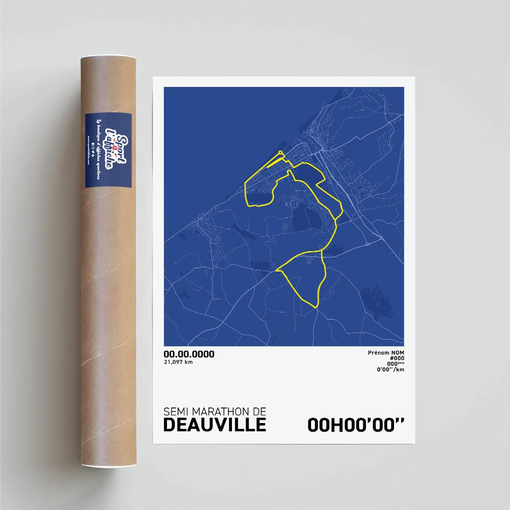 Affiche Running - Semi-Marathon de Deauville