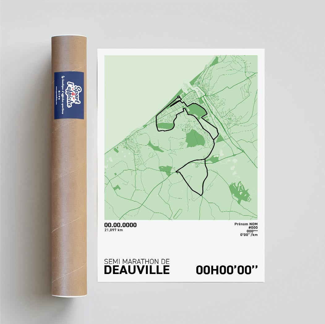 Affiche Running - Semi-Marathon de Deauville