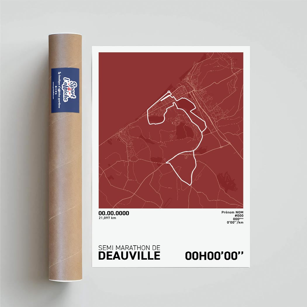 Affiche Running - Semi-Marathon de Deauville