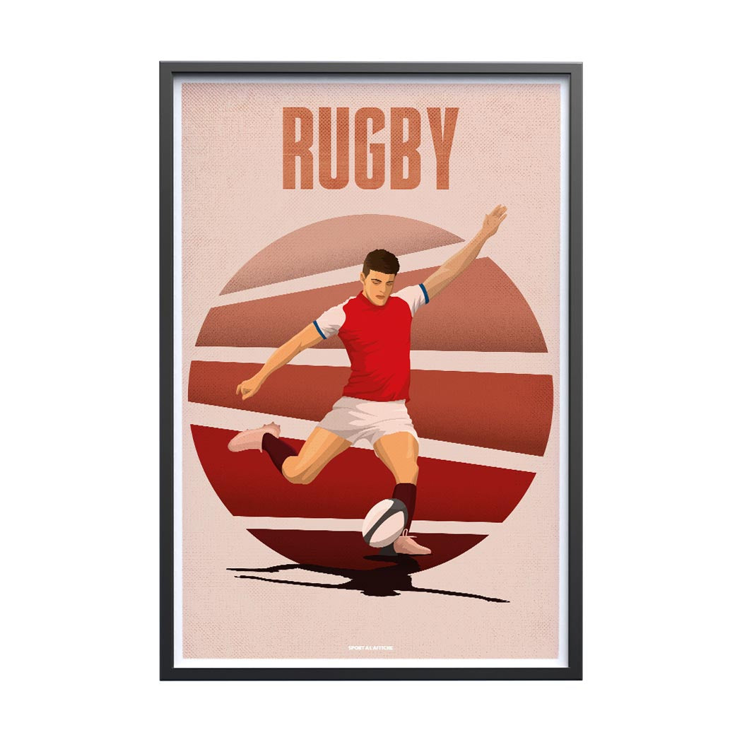 Affiche - Illustration Rugby