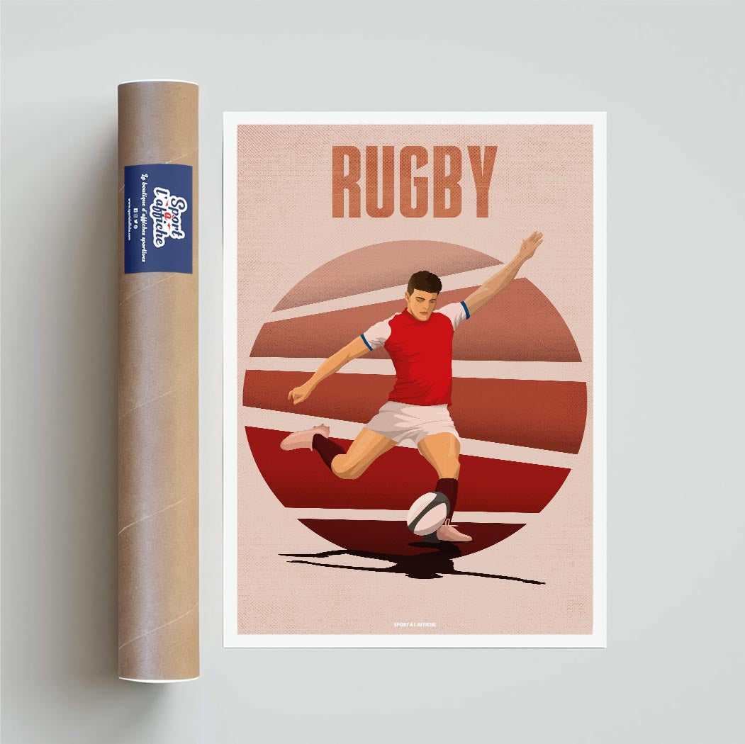 Affiche - Illustration Rugby