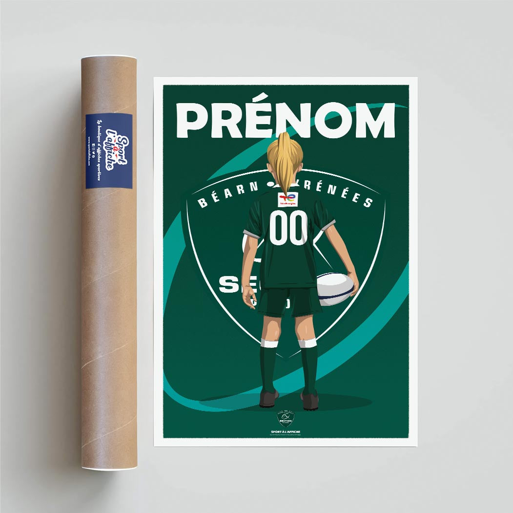 Affiche Section Paloise - Enfant Personnalisé