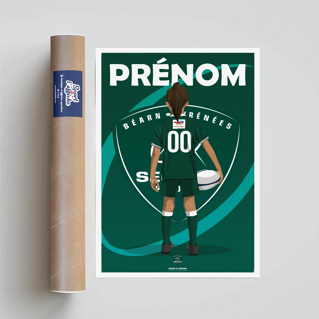 Affiche Section Paloise - Enfant Personnalisé