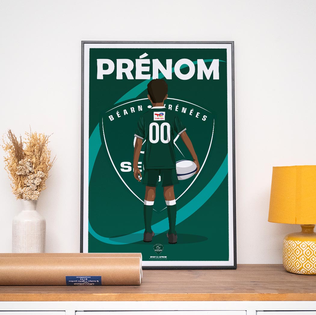 Affiche Section Paloise - Enfant Personnalisé