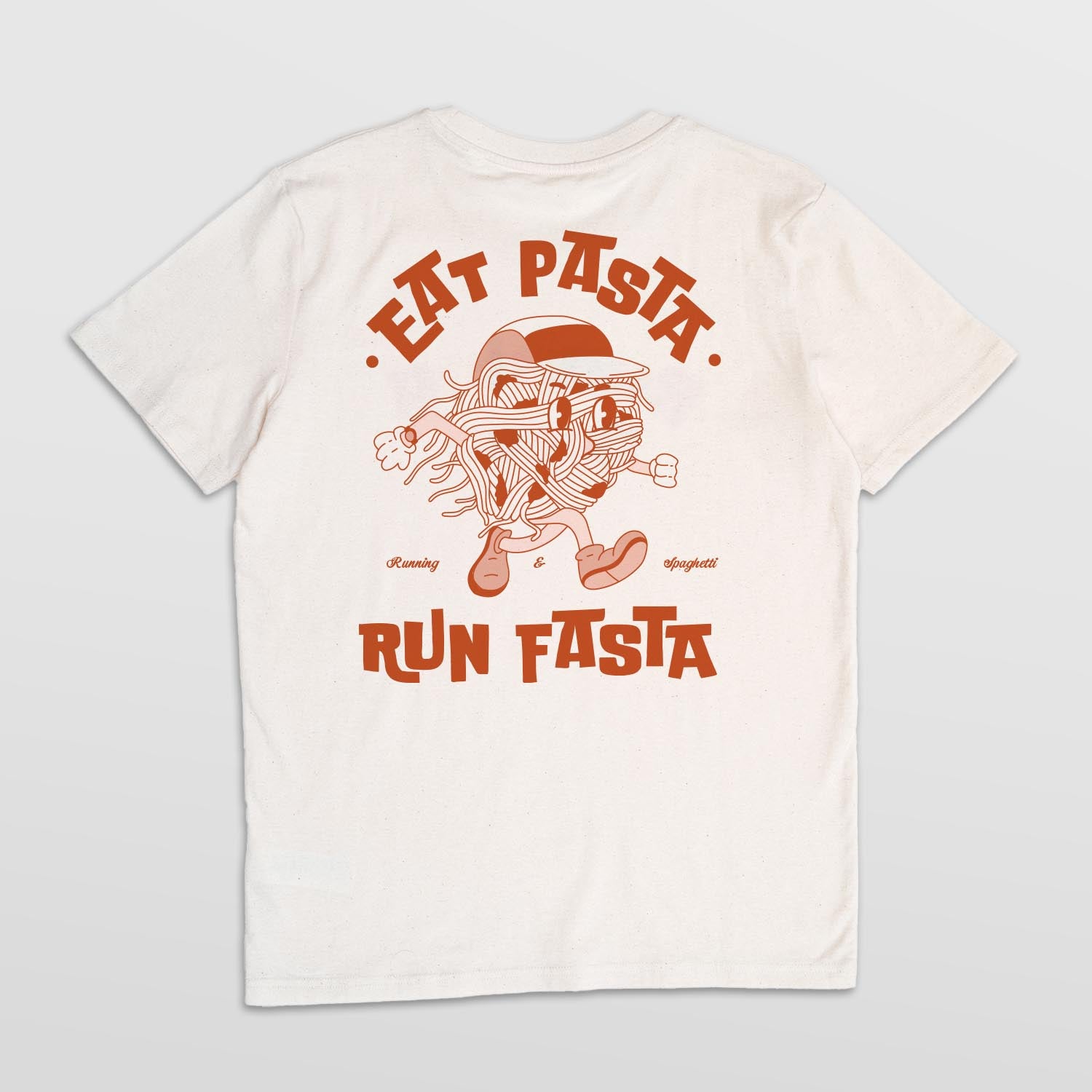 Tshirt Running - Eat Pasta Run Fasta