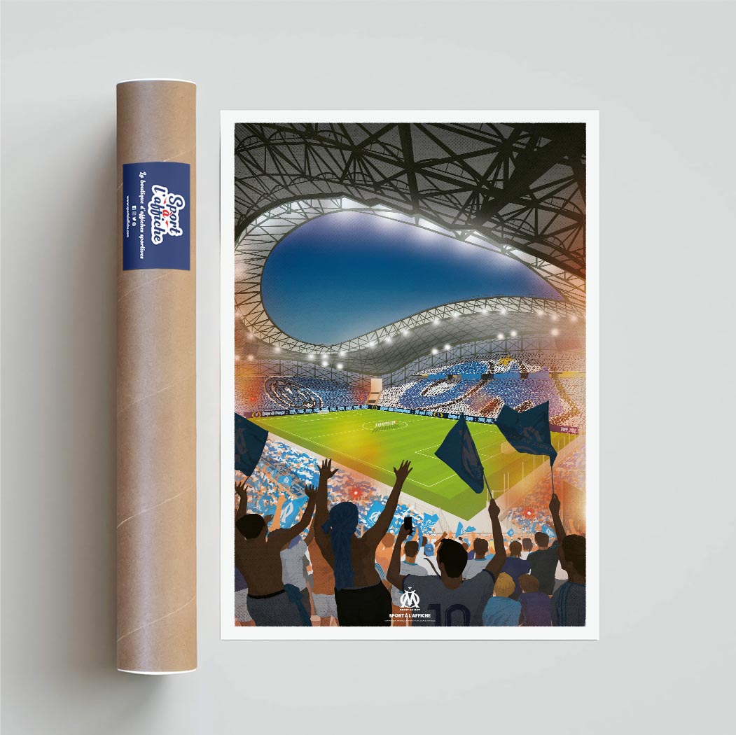 Affiche OM - Stade Orange Vélodrome "Soir de Match"