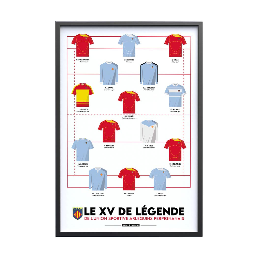 Affiche USAP - Les Légendes de l'USAP