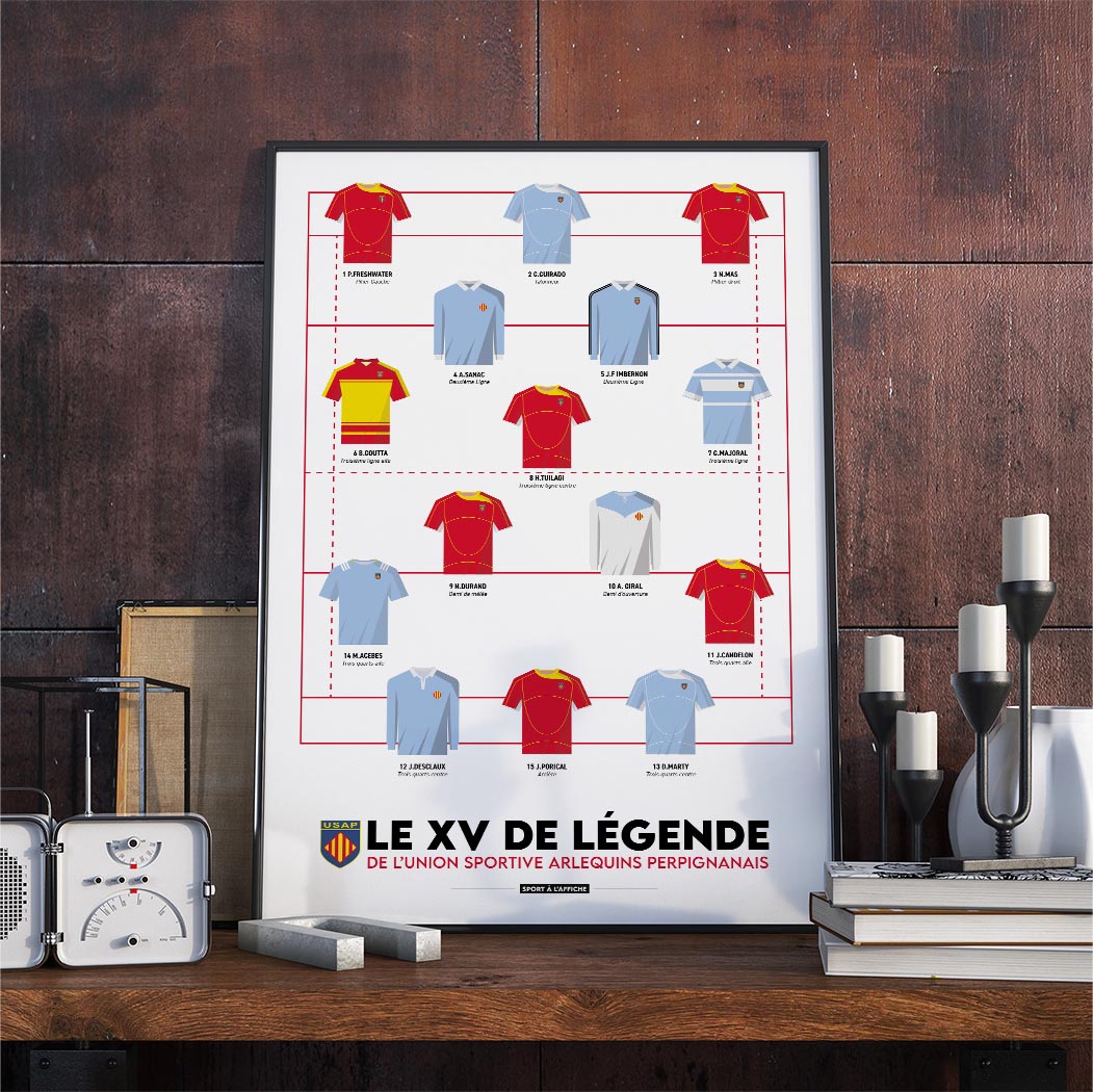 Affiche USAP - Les Légendes de l'USAP