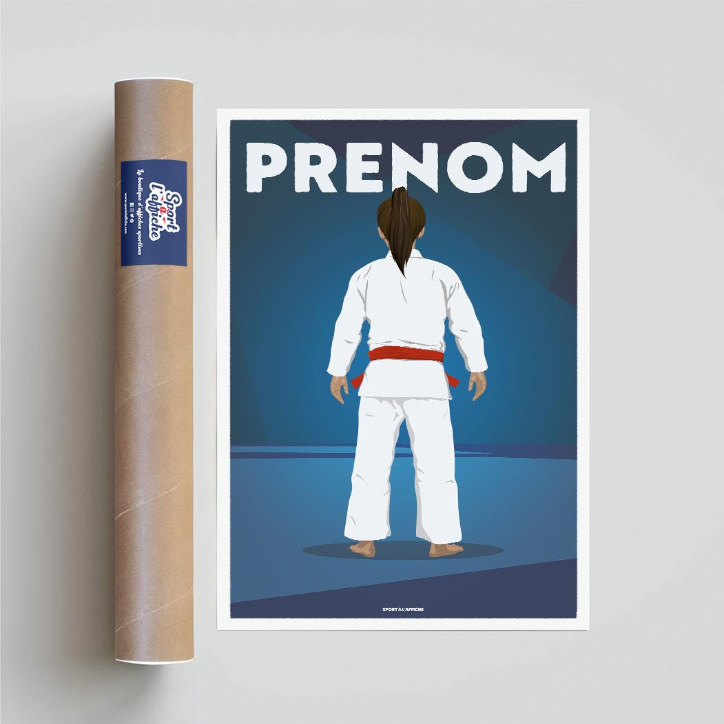 Affiche Judo - Enfant Personnalisé