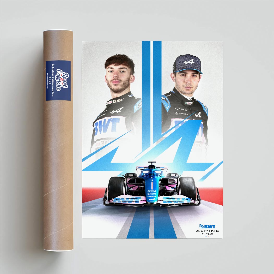 Affiche BWT Alpine F1 Team 2023 - French Touch