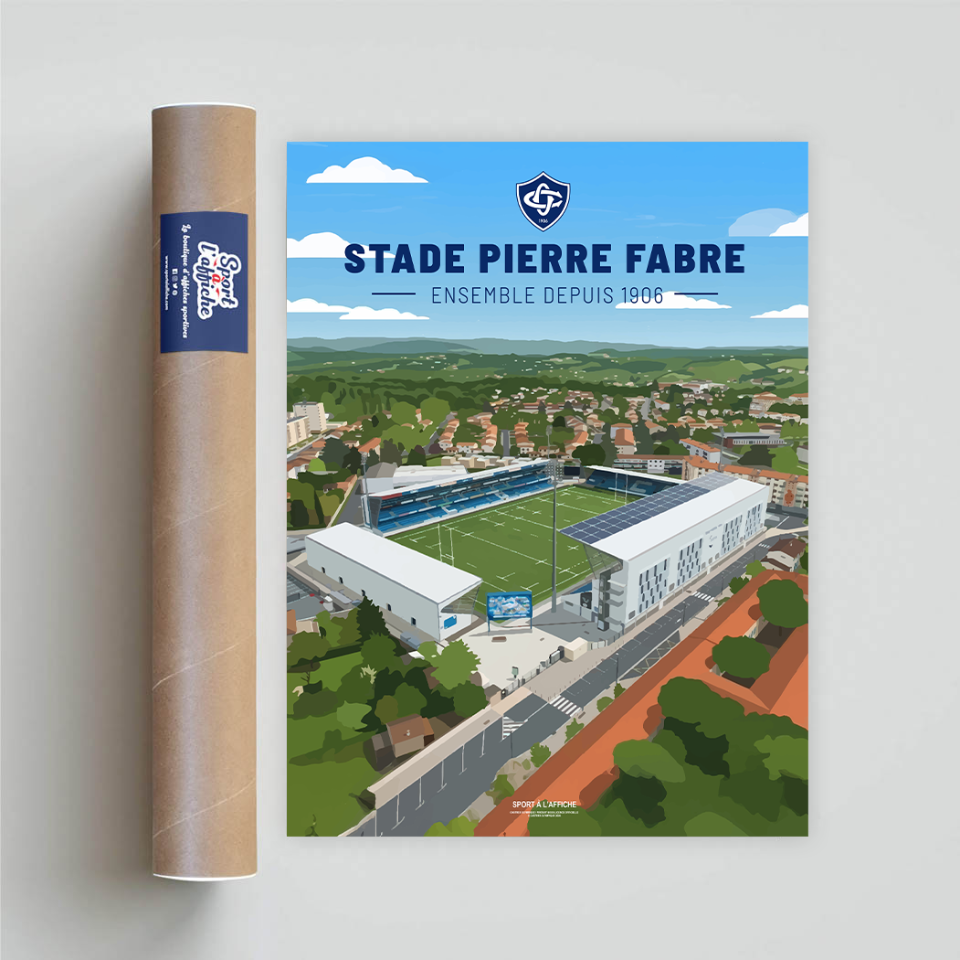 Affiche Castres Olympique - Stade Pierre Fabre