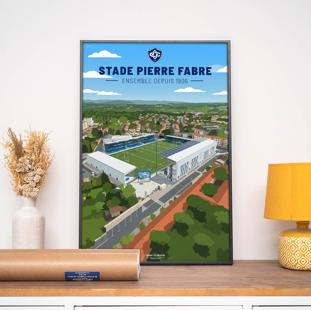 Affiche Castres Olympique - Stade Pierre Fabre