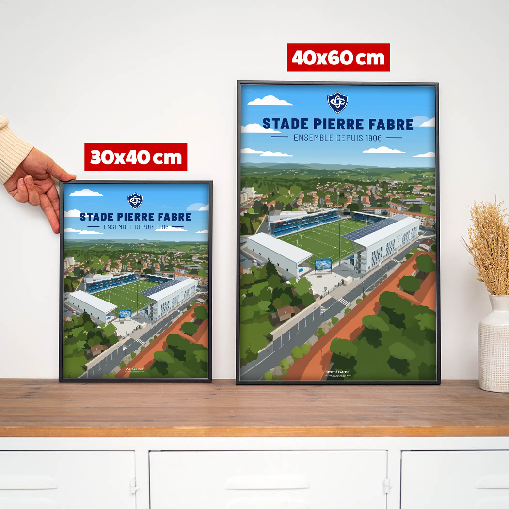 Affiche Castres Olympique - Stade Pierre Fabre