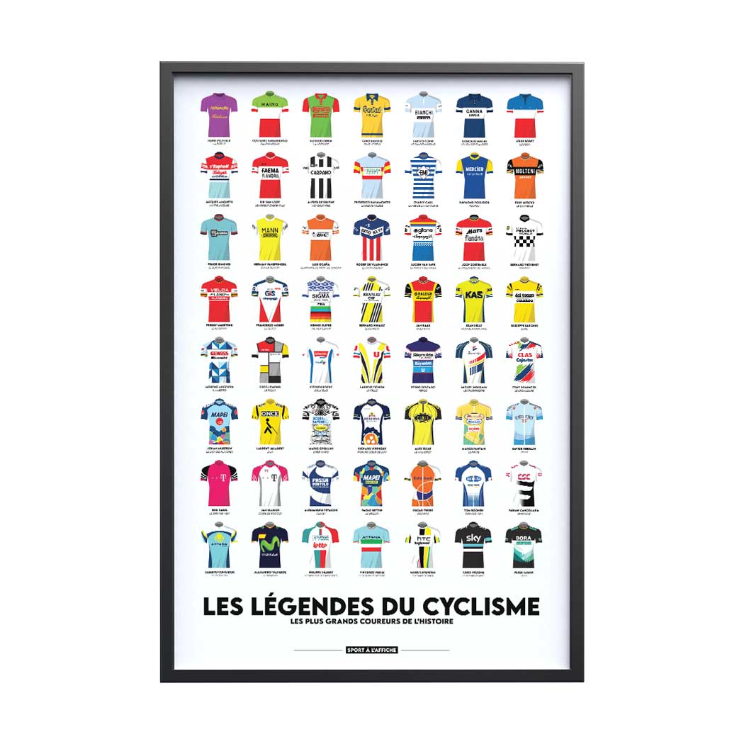 Affiche Cyclisme - Les Légendes du cyclisme