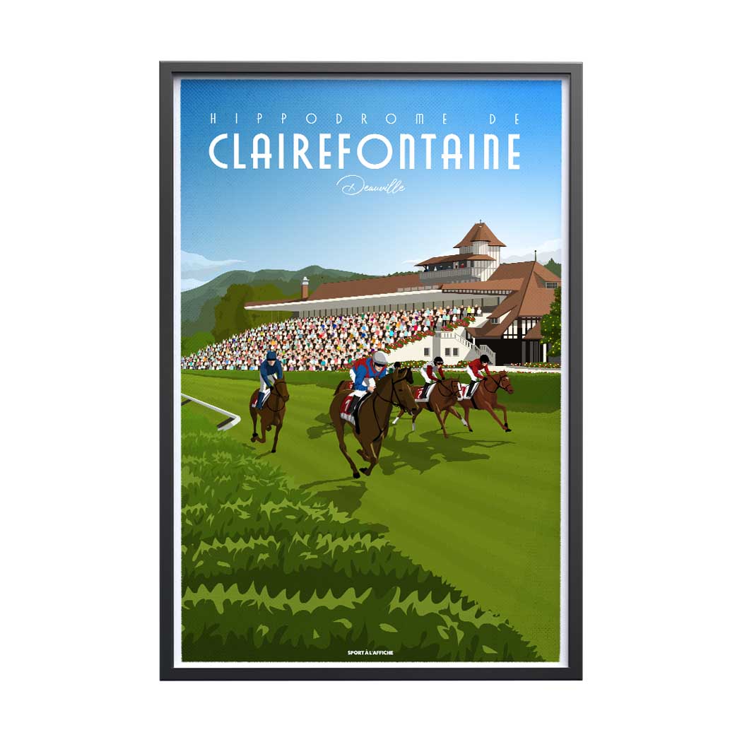 Affiche Hippodrome - Deauville-Clairefontaine