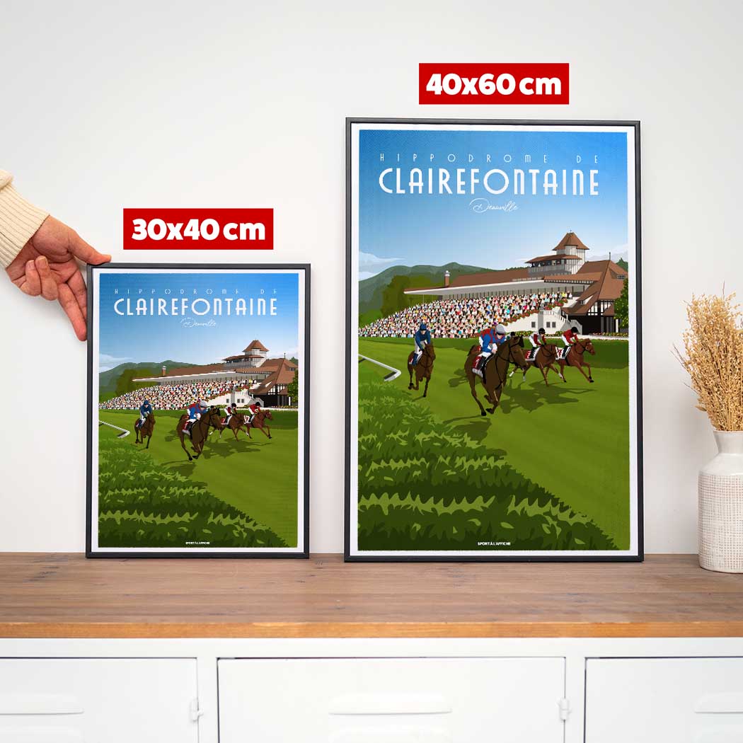 Affiche Hippodrome - Deauville-Clairefontaine