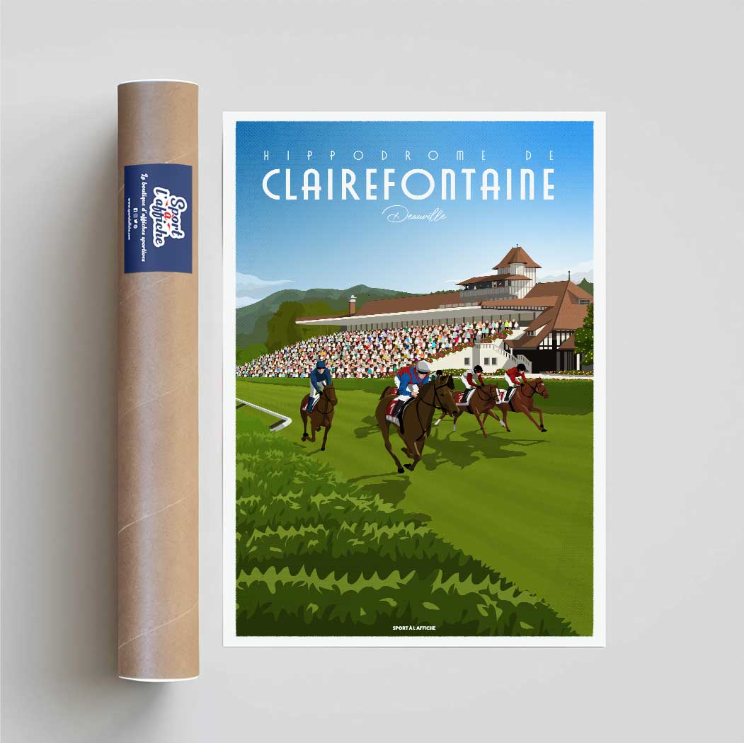 Affiche Hippodrome - Deauville-Clairefontaine