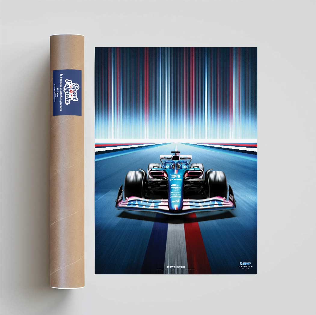 Affiche BWT Alpine F1 Team 2022 - France Edition Limitée