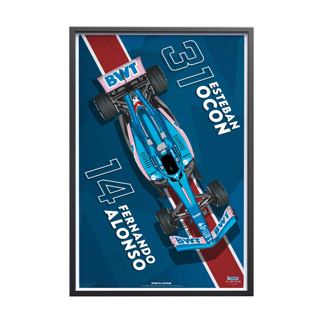 Affiche BWT Alpine F1 Team 2022 - Team 2022