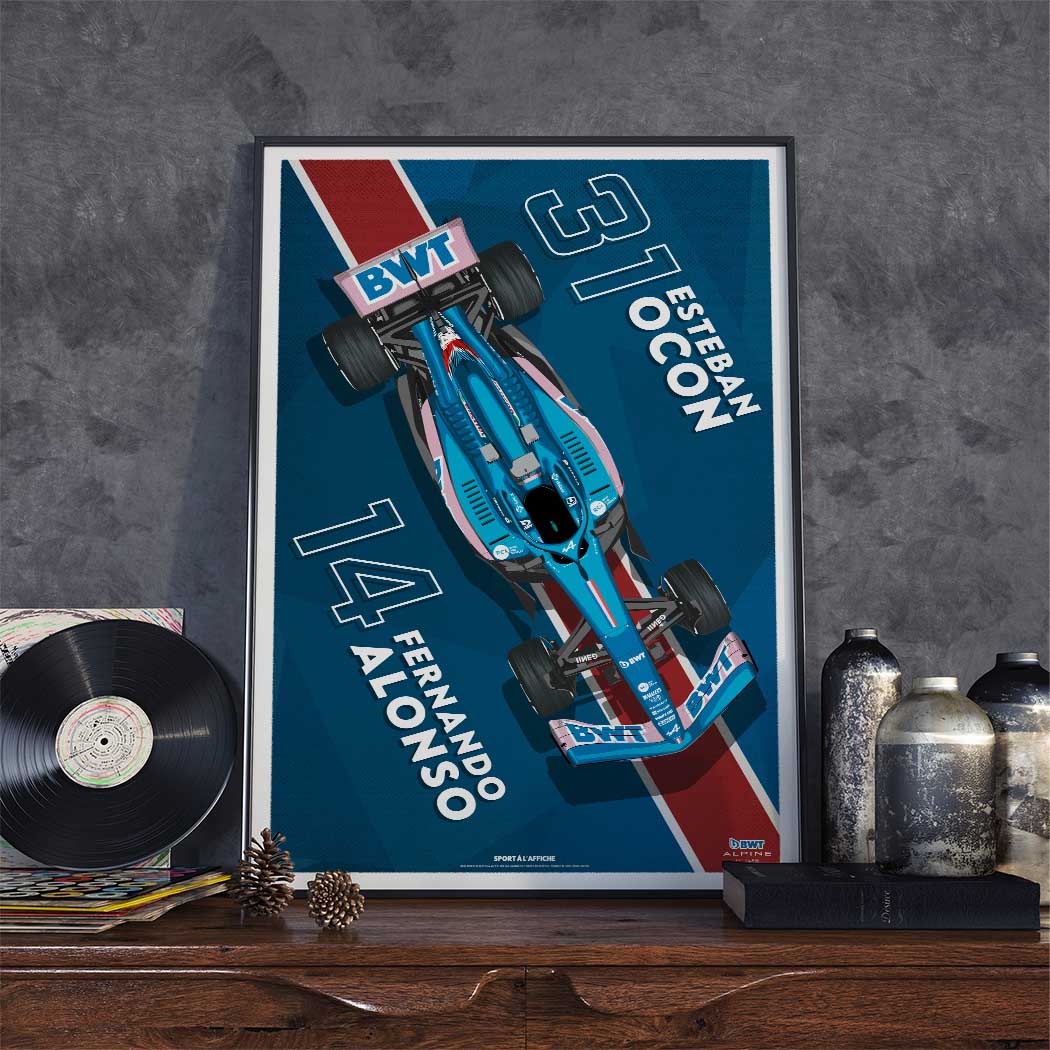 Affiche BWT Alpine F1 Team 2022 - Team 2022