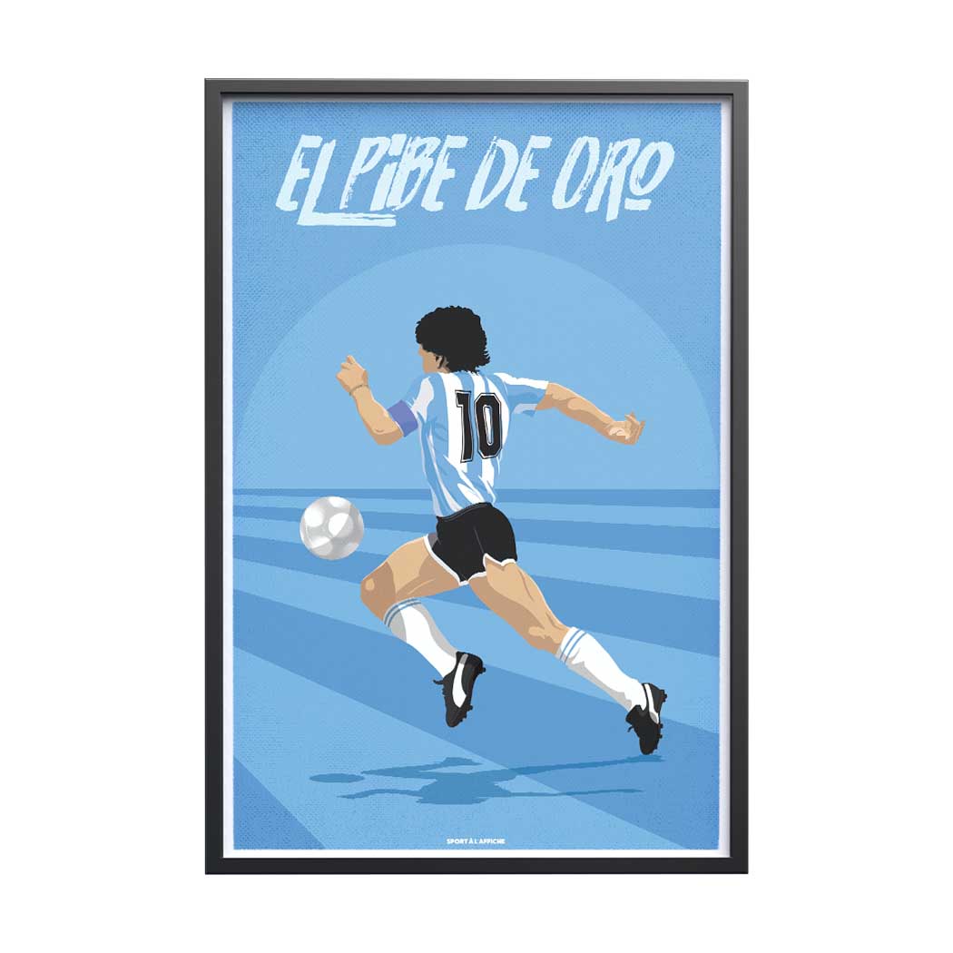 Affiche Maradona - Diego El Pibe de Oro