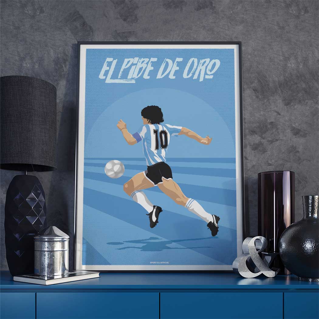 Affiche Maradona - Diego El Pibe de Oro