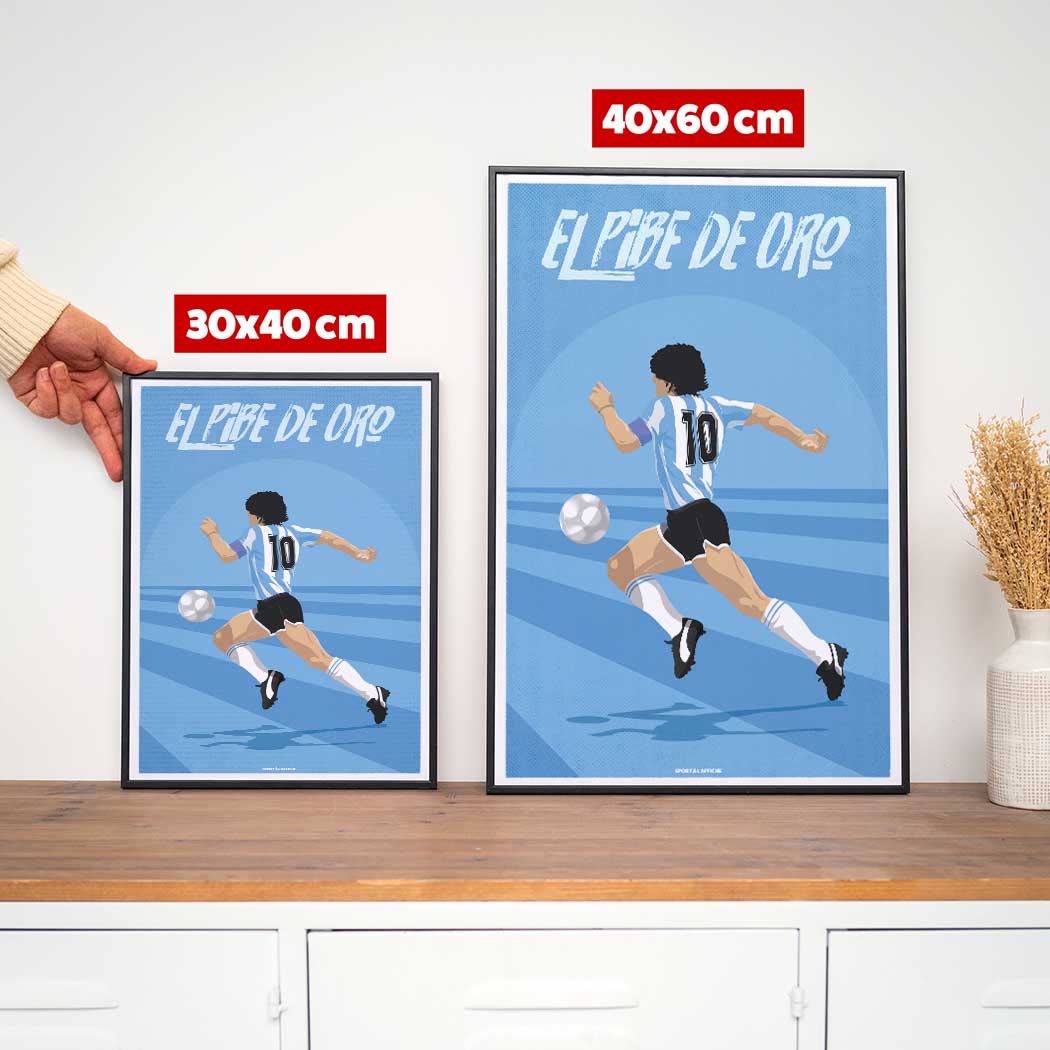 Affiche Maradona - Diego El Pibe de Oro