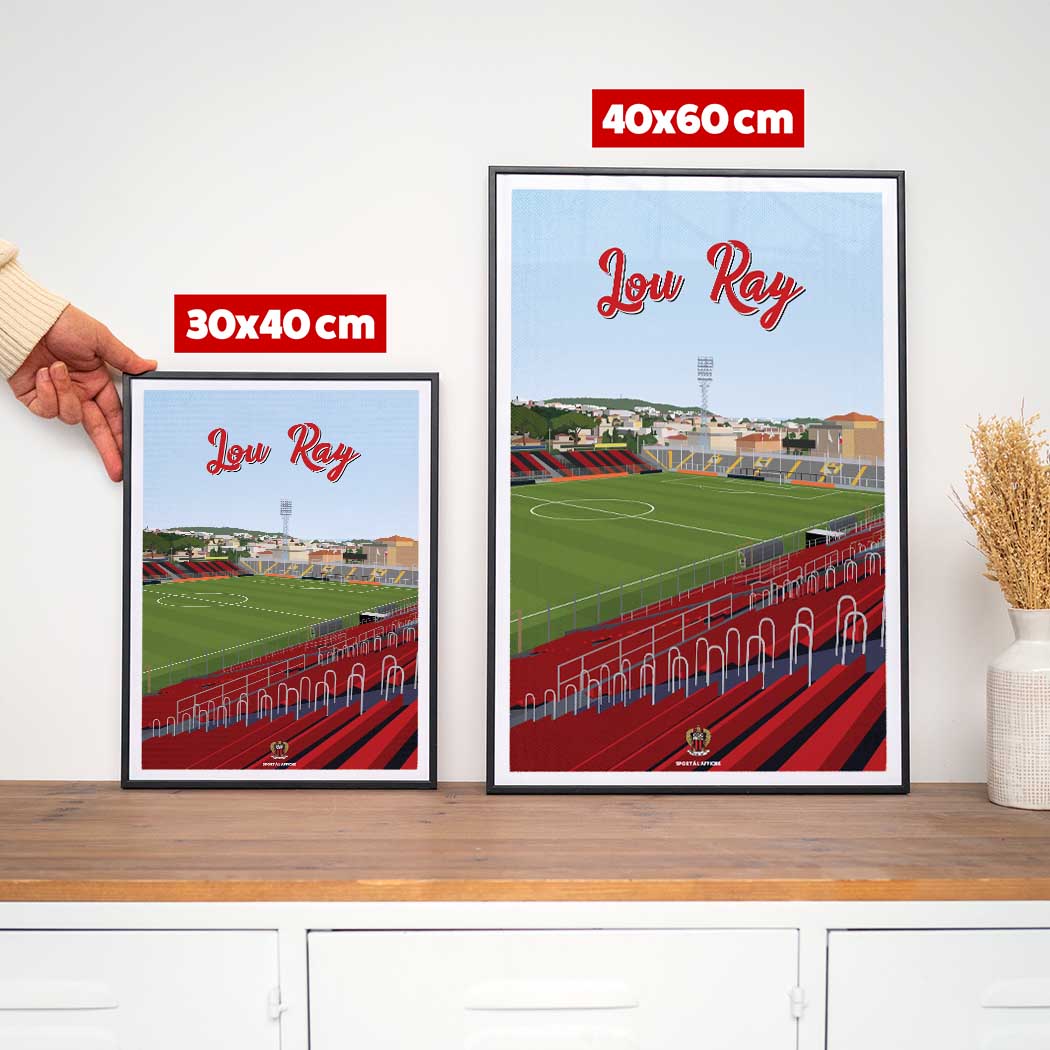 Affiche OGC NICE - Stade du Ray