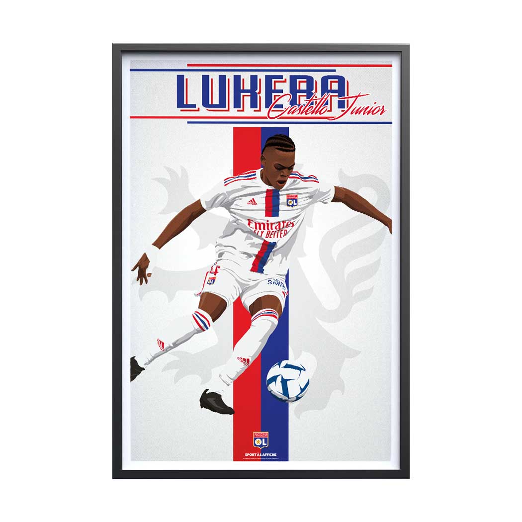Affiche OL - Castello Junior Lukeba