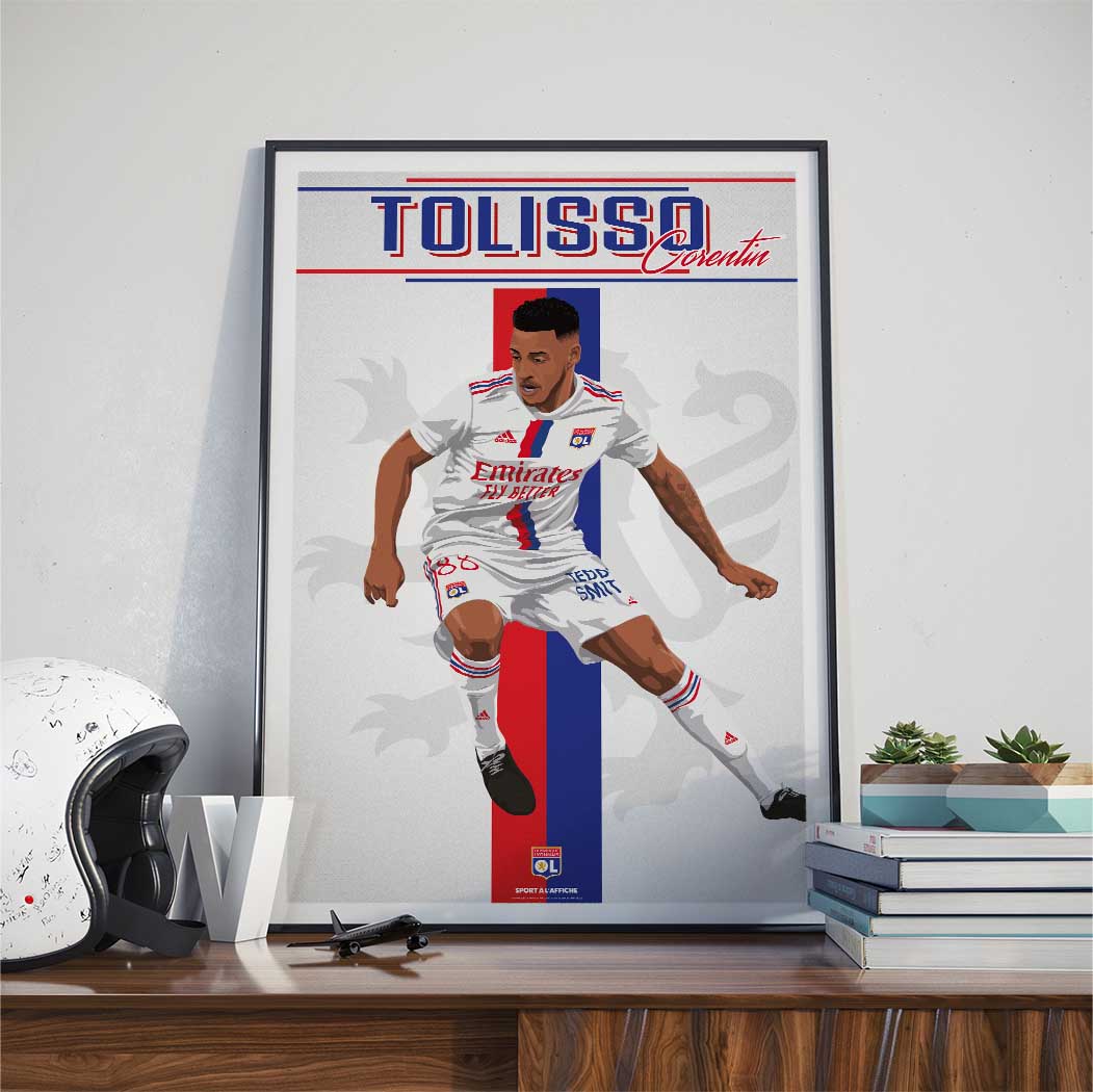 Affiche OL - Corentin Tolisso