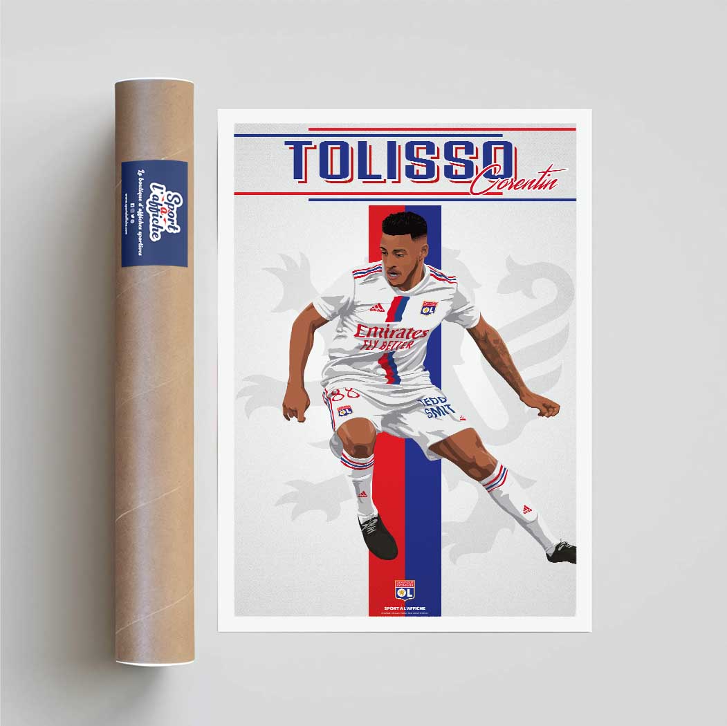 Affiche OL - Corentin Tolisso