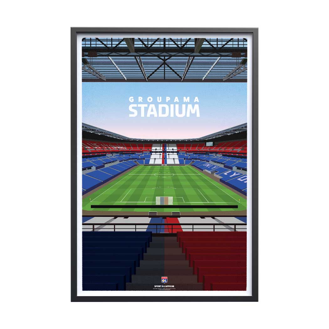 Affiche OL - Groupama Stadium