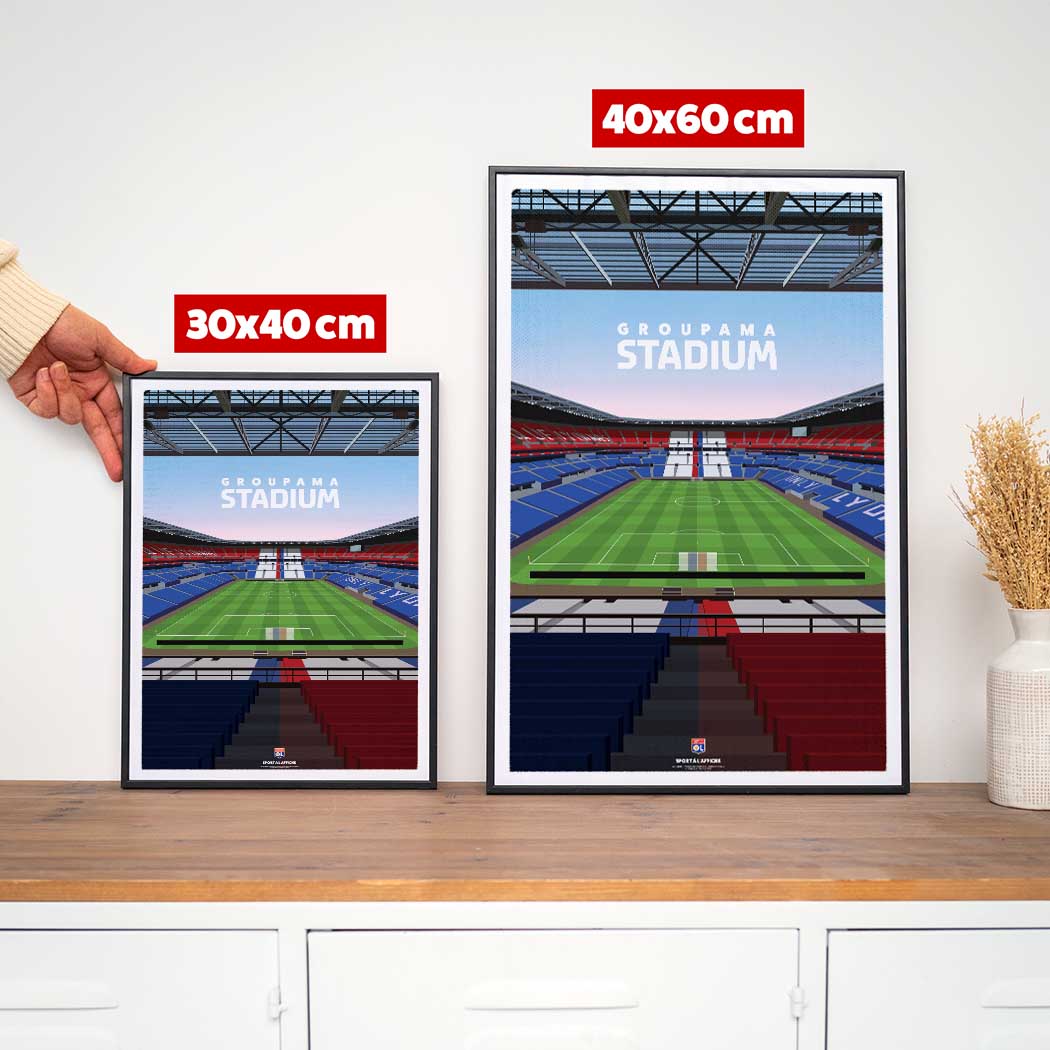Affiche OL - Groupama Stadium
