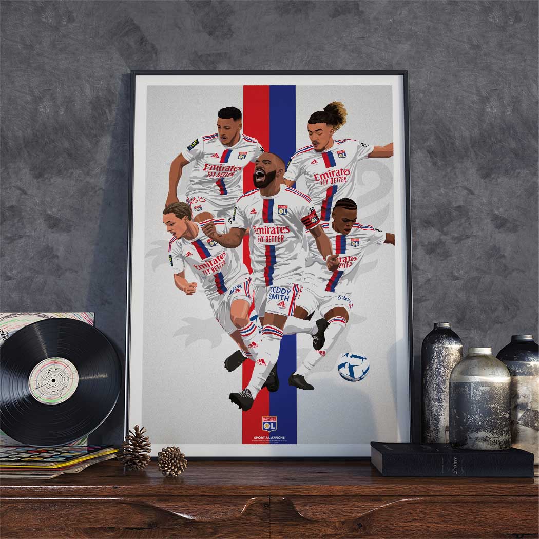 Affiche OL - Les Gones