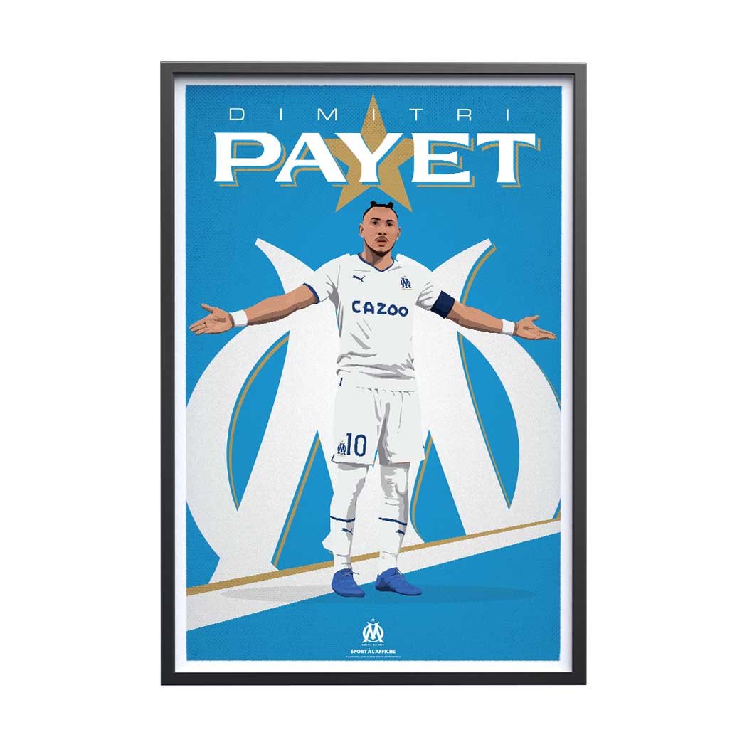 Affiche OM - Dimitri Payet